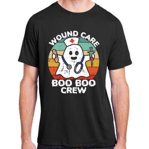 Cute Ghost Halloween Wound Care Boo Boo Crew Rn Wound Nurse Gift Adult ChromaSoft Performance T-Shirt