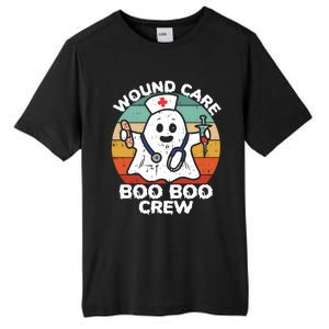 Cute Ghost Halloween Wound Care Boo Boo Crew Rn Wound Nurse Gift Tall Fusion ChromaSoft Performance T-Shirt