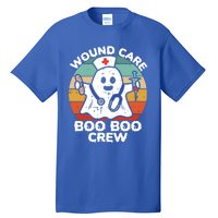 Cute Ghost Halloween Wound Care Boo Boo Crew Rn Wound Nurse Gift Tall T-Shirt