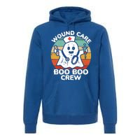 Cute Ghost Halloween Wound Care Boo Boo Crew Rn Wound Nurse Gift Premium Hoodie