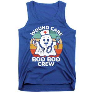 Cute Ghost Halloween Wound Care Boo Boo Crew Rn Wound Nurse Gift Tank Top