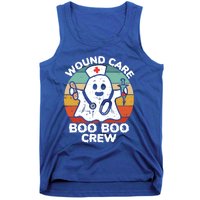 Cute Ghost Halloween Wound Care Boo Boo Crew Rn Wound Nurse Gift Tank Top