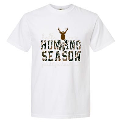 Cute Gift Hello Hunting Season Goodbye Husband Garment-Dyed Heavyweight T-Shirt