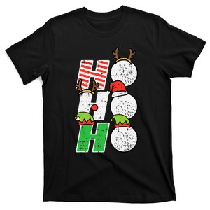 Christmas Golf Ho Ho Ho Funny Xmas Golfing Sports Golfer T-Shirt