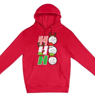 Christmas Golf Ho Ho Ho Funny Xmas Golfing Sports Golfer Premium Pullover Hoodie