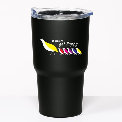 CMon Get Happy Vintage Retro Tumbler