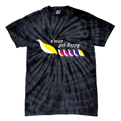 CMon Get Happy Vintage Retro Tie-Dye T-Shirt