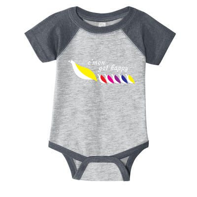 CMon Get Happy Vintage Retro Infant Baby Jersey Bodysuit