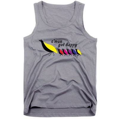 CMon Get Happy Vintage Retro Tank Top