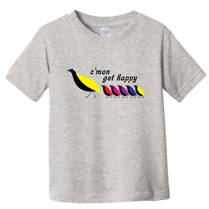 CMon Get Happy Vintage Retro Toddler T-Shirt