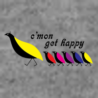 CMon Get Happy Vintage Retro Toddler T-Shirt
