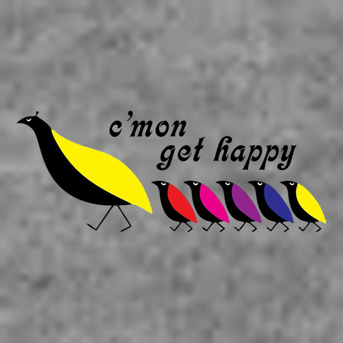 CMon Get Happy Vintage Retro Toddler T-Shirt