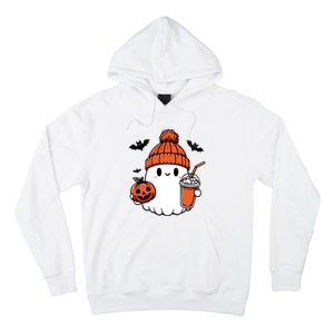 Cute Ghost Halloween Coffee Hoodie