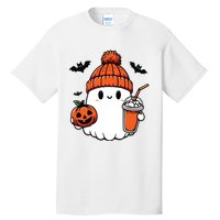 Cute Ghost Halloween Coffee Tall T-Shirt