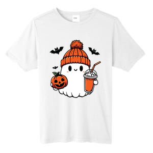 Cute Ghost Halloween Coffee Tall Fusion ChromaSoft Performance T-Shirt