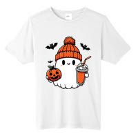 Cute Ghost Halloween Coffee Tall Fusion ChromaSoft Performance T-Shirt