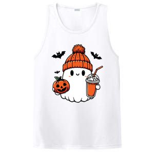 Cute Ghost Halloween Coffee PosiCharge Competitor Tank