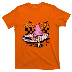 Cute Ghost Halloween Costume Boo Jee Spooky Season Gift T-Shirt