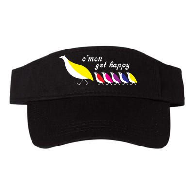 Cmon Get Happy Bird Vintage Retro Visor