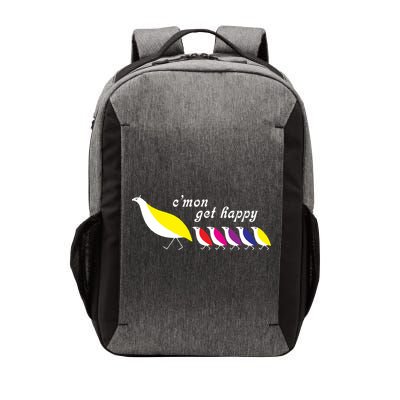 Cmon Get Happy Bird Vintage Retro Vector Backpack