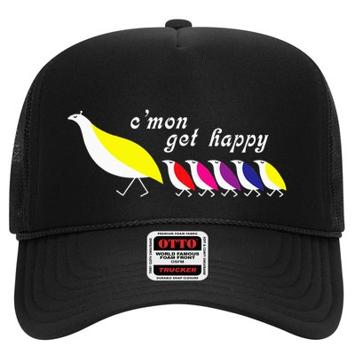 CMon Get Happy Encouraging Positive Quote Trucker Hat