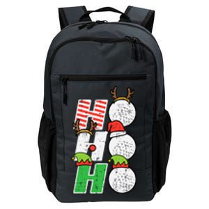 Christmas Golf Ho Ho Ho Funny Xmas Golfing Sports Golfer Daily Commute Backpack