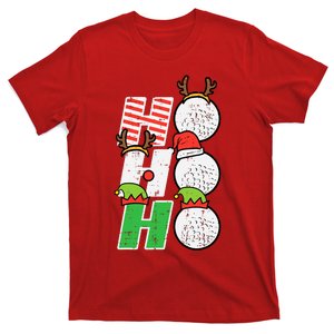 Christmas Golf Ho Ho Ho Funny Xmas Golfing Sports Golfer T-Shirt