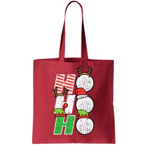 Christmas Golf Ho Ho Ho Funny Xmas Golfing Sports Golfer Tote Bag