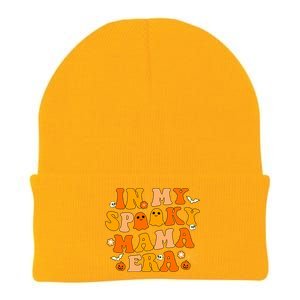 Cute Groovy Halloween Decorations In My Spooky Mama Era Cute Gift Knit Cap Winter Beanie