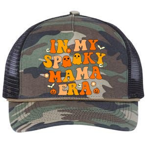 Cute Groovy Halloween Decorations In My Spooky Mama Era Cute Gift Retro Rope Trucker Hat Cap