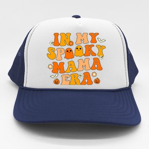 Cute Groovy Halloween Decorations In My Spooky Mama Era Cute Gift Trucker Hat