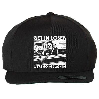 Character Get In Loser WeRe Going Slashing Wool Snapback Cap