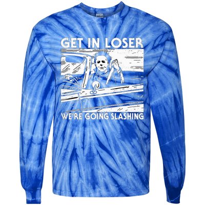 Character Get In Loser WeRe Going Slashing Tie-Dye Long Sleeve Shirt