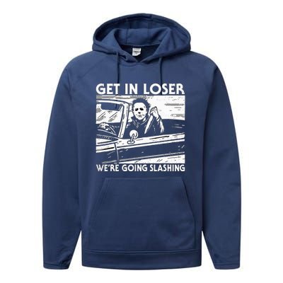 Character Get In Loser WeRe Going Slashing Performance Fleece Hoodie