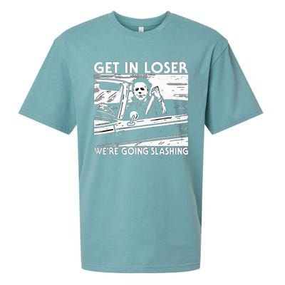 Character Get In Loser WeRe Going Slashing Sueded Cloud Jersey T-Shirt