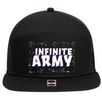 Caylus Gaming Infinite Army Logo 7 Panel Mesh Trucker Snapback Hat