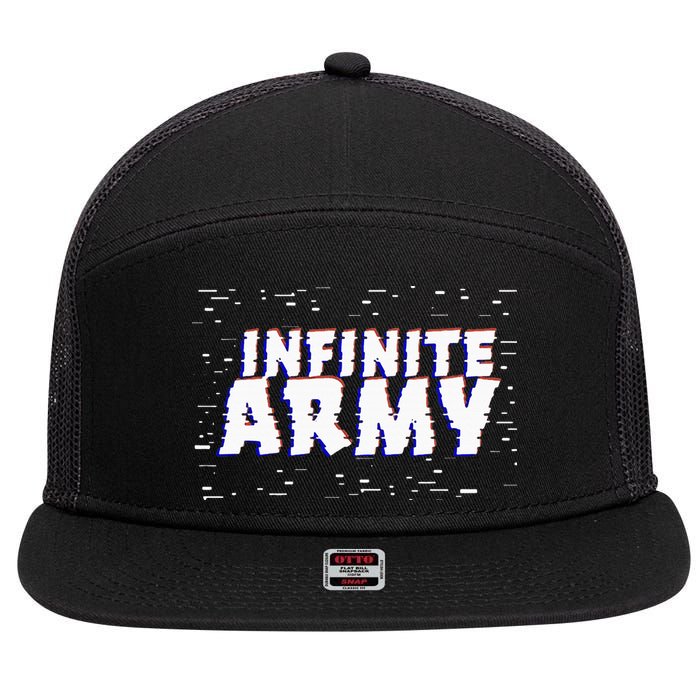 Caylus Gaming Infinite Army Logo 7 Panel Mesh Trucker Snapback Hat