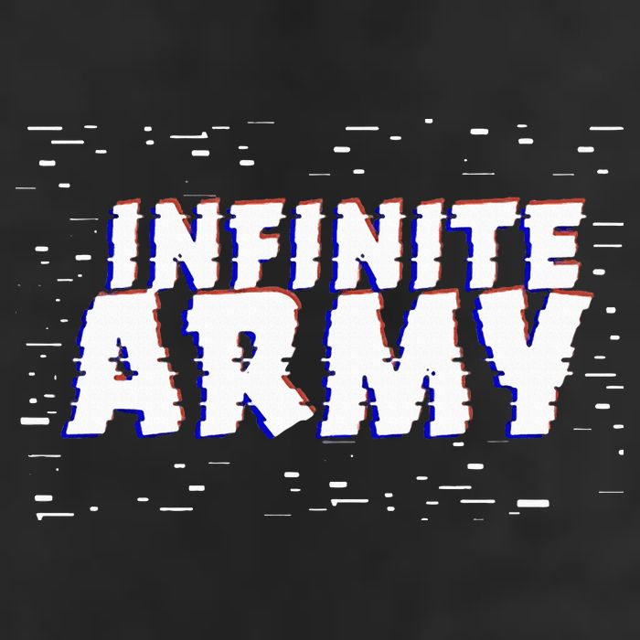 Caylus Gaming Infinite Army Logo 7 Panel Mesh Trucker Snapback Hat