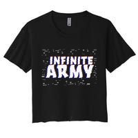 Caylus Gaming Infinite Army Logo Women's Crop Top Tee