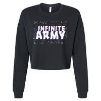 Caylus Gaming Infinite Army Logo Cropped Pullover Crew