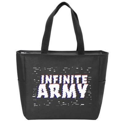 Caylus Gaming Infinite Army Logo Zip Tote Bag