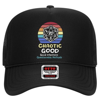 Chaotic Good Intentions Questionable Methods Trucker Hat