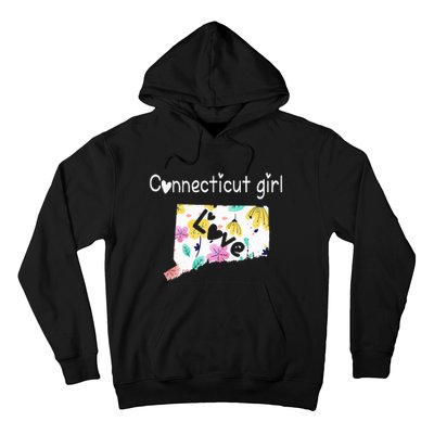 Connecticut Girl I Love Connecticut Home Hoodie