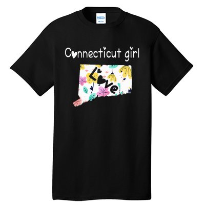 Connecticut Girl I Love Connecticut Home Tall T-Shirt