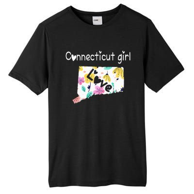 Connecticut Girl I Love Connecticut Home Tall Fusion ChromaSoft Performance T-Shirt