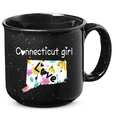 Connecticut Girl I Love Connecticut Home 15oz Campfire Ceramic Mug