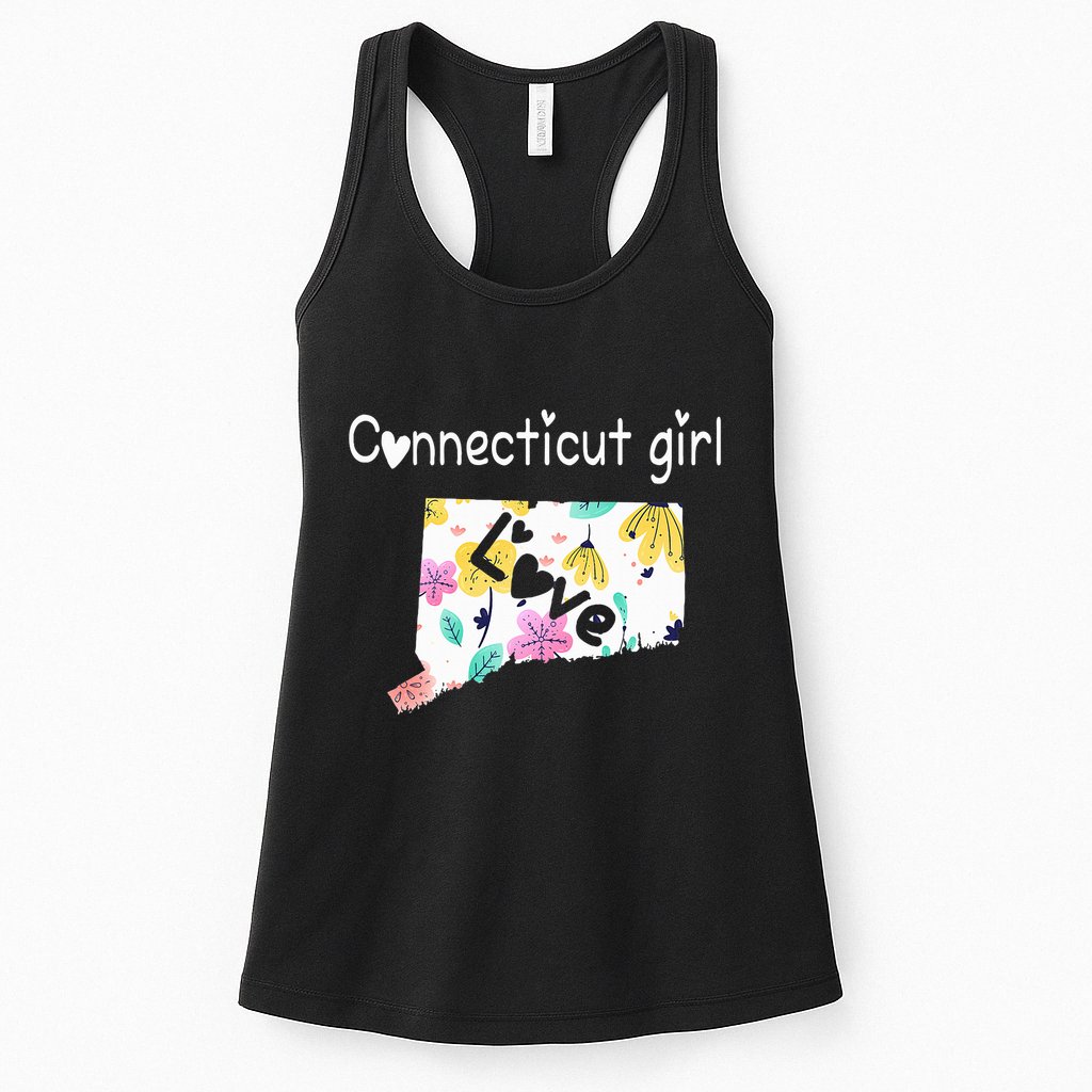Connecticut Girl I Love Connecticut Home Womens Tank Top