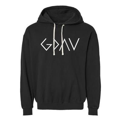 Christian God Is Greater Than The Highs And Lows Garment-Dyed Fleece Hoodie