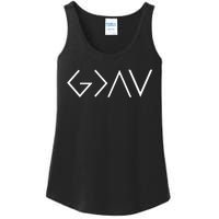 Christian God Is Greater Than The Highs And Lows Ladies Essential Tank