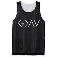 Christian God Is Greater Than The Highs And Lows Mesh Reversible Basketball Jersey Tank